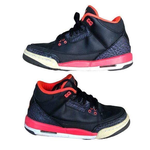 VINTAGE 2012 air jordan 3 retro crimson size 8 - Picture 3 of 16